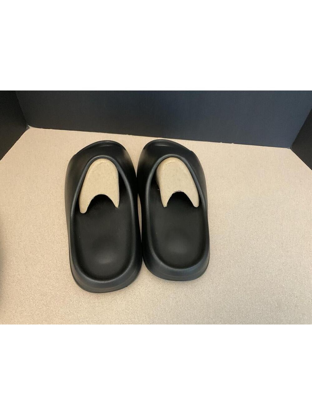 New! Mens YZY YS-01 Black Comfort Slide Sandals With Dust Bag. Size 12. Nice!!! - Picture 6 of 8